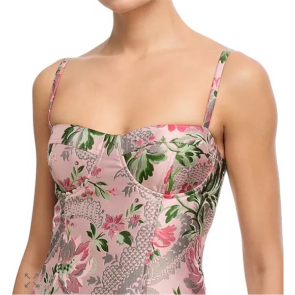 Cara Cara Claudine Mini Dress Pink Flower